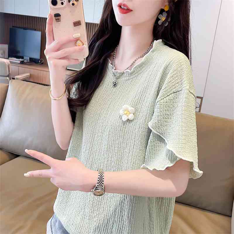 Summer Clothing For Teens - Korean Ruffles All-match Youth Plus Size