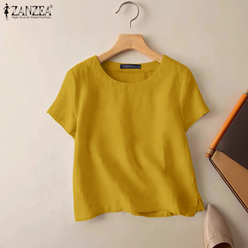 Summer Clothing Wear - ZANZEA Summer Casual Cotton Blouses for