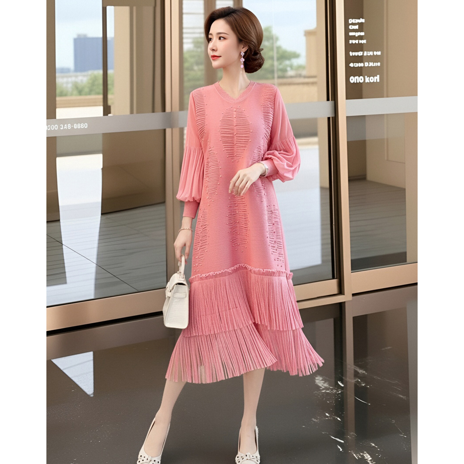 Summer Clothing Resort - Miyake Style Seaside Resort Style Tassel