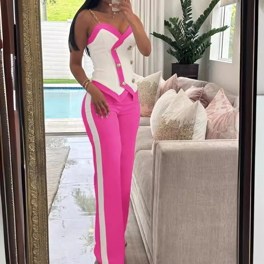 Women Side Striped Work Suit S - огляд і ціна Summer Clothing Work