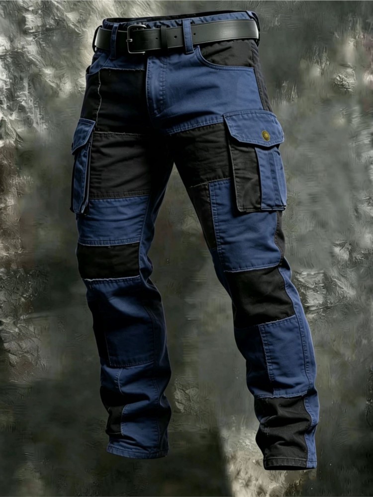 Cotton Men Cargo Pants Khaki C - огляд і ціна Summer Clothing Work