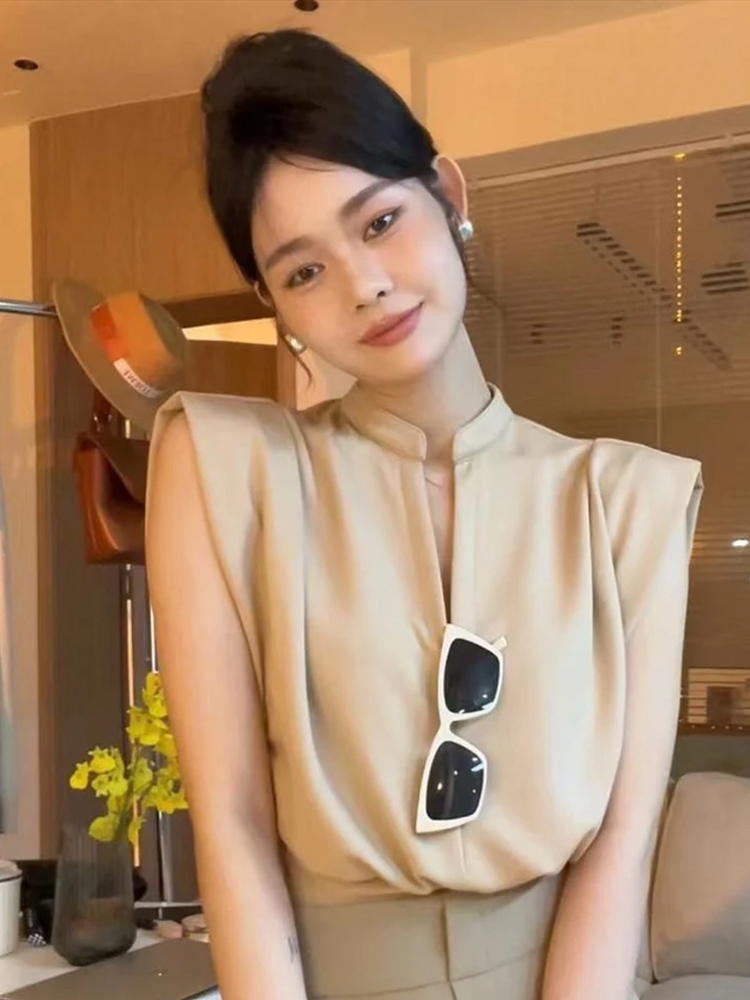 Retro Stand Collar Short Sleev - огляд і ціна Summer Clothing Brands