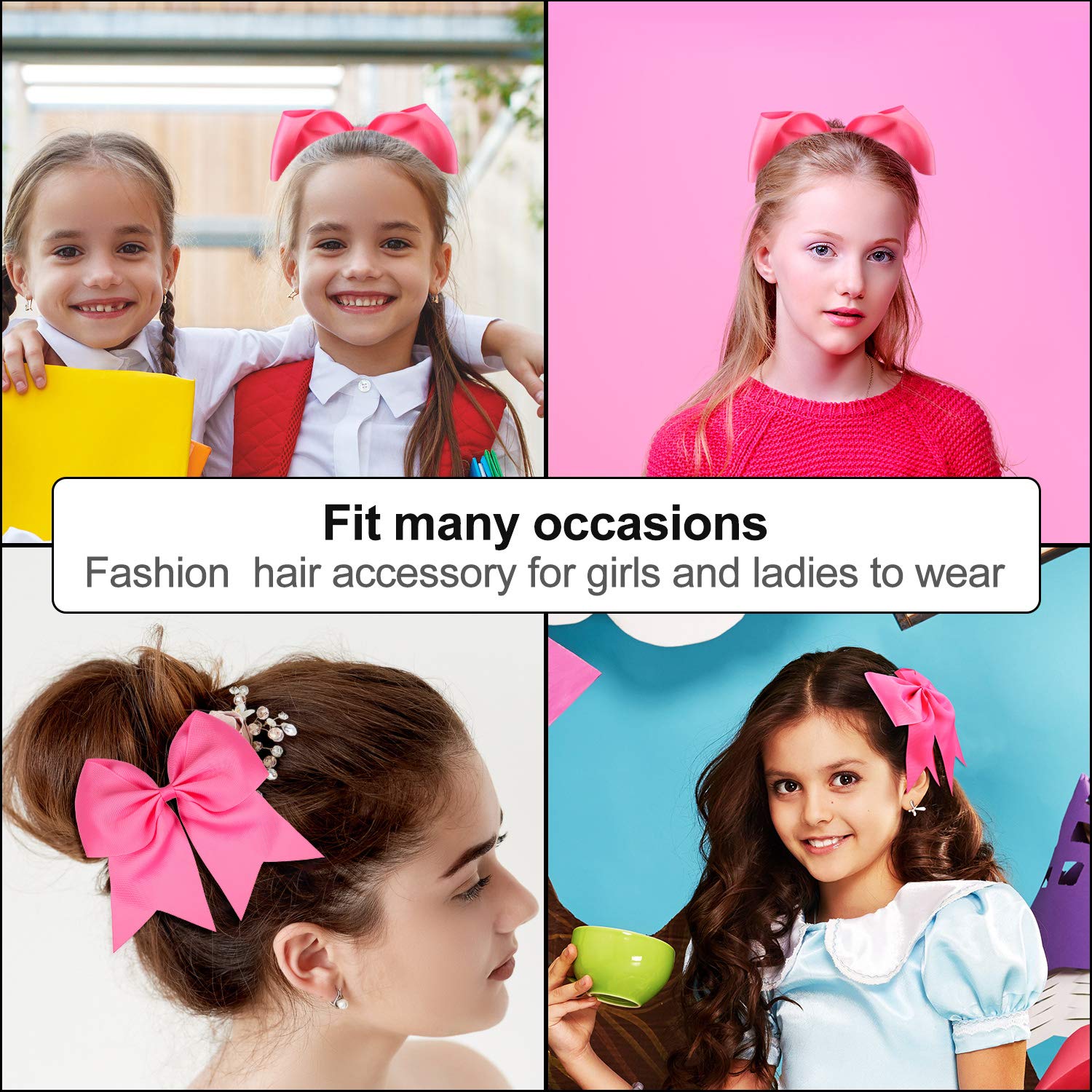 Jumbo Cheerleading Bow 8 Inch  - огляд і ціна Summer Clothing Teens