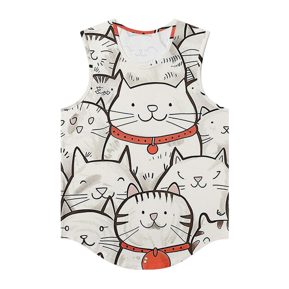 Men Vests Trendy Kawaii Lucky  - огляд і ціна Summer Clothing Essentials Men