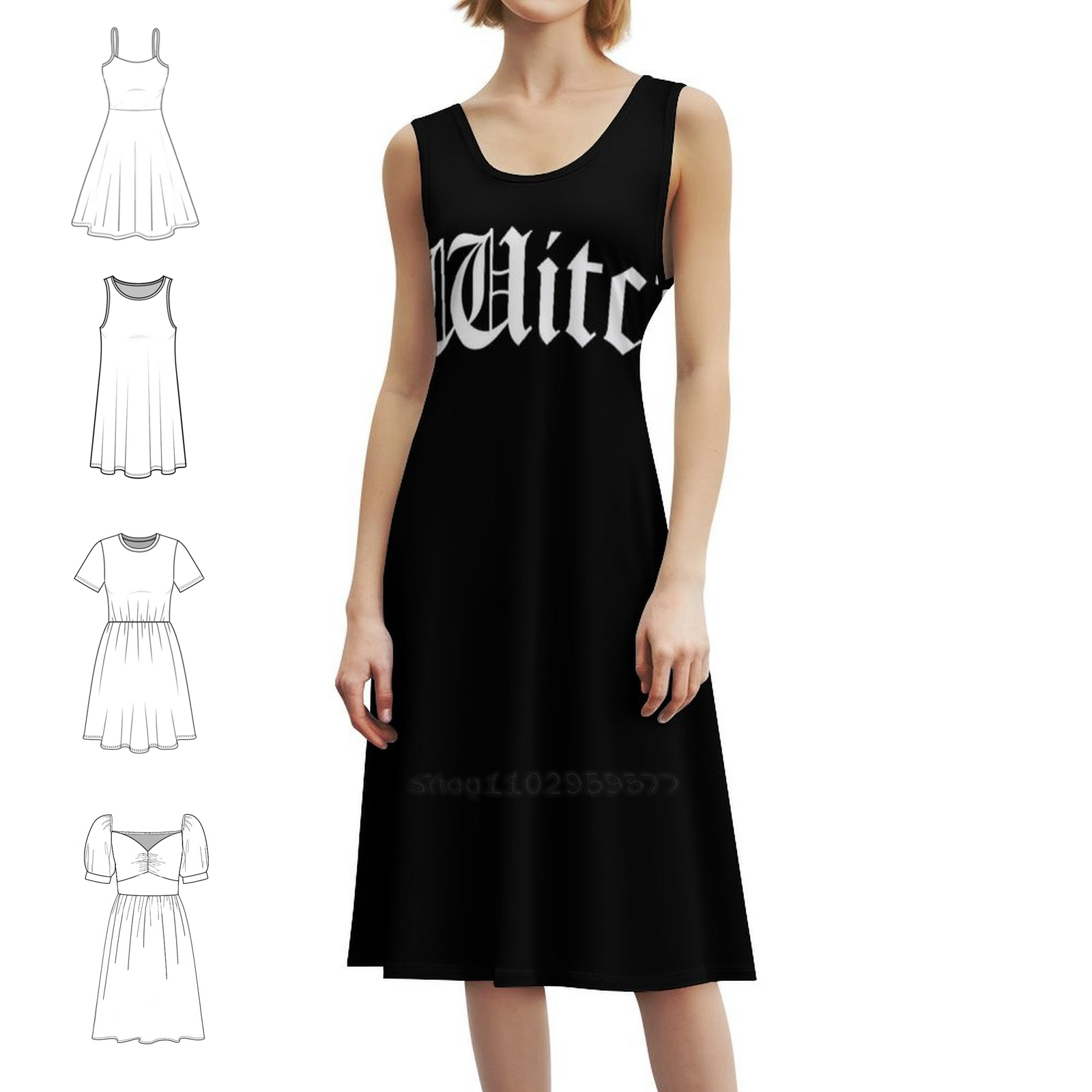 Witch Bohemian Sleeveless Dres - огляд і ціна Summer Clothing Vacation