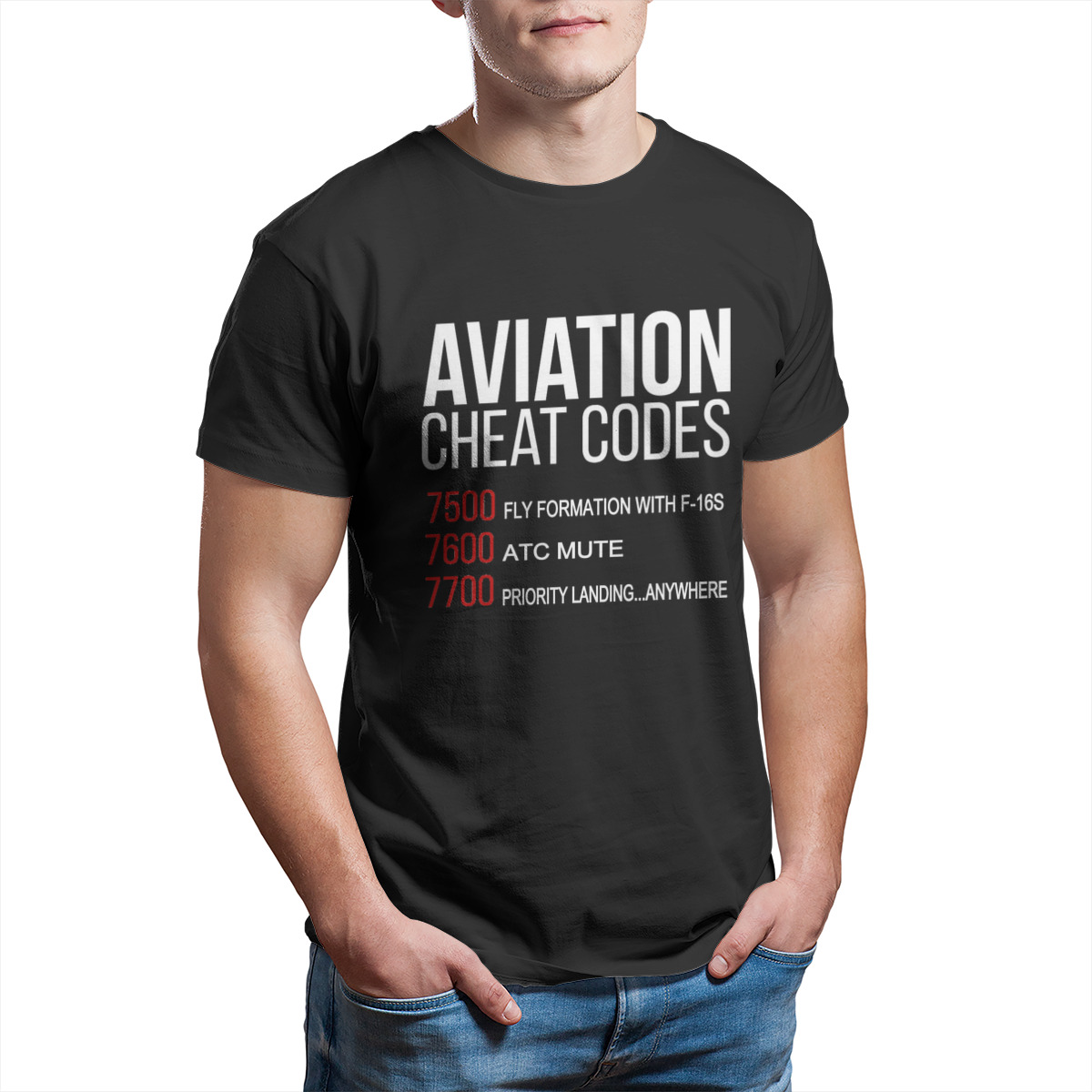 Aviation Cheat Codes T-Shirt E - огляд і ціна Summer Clothing Essentials Men