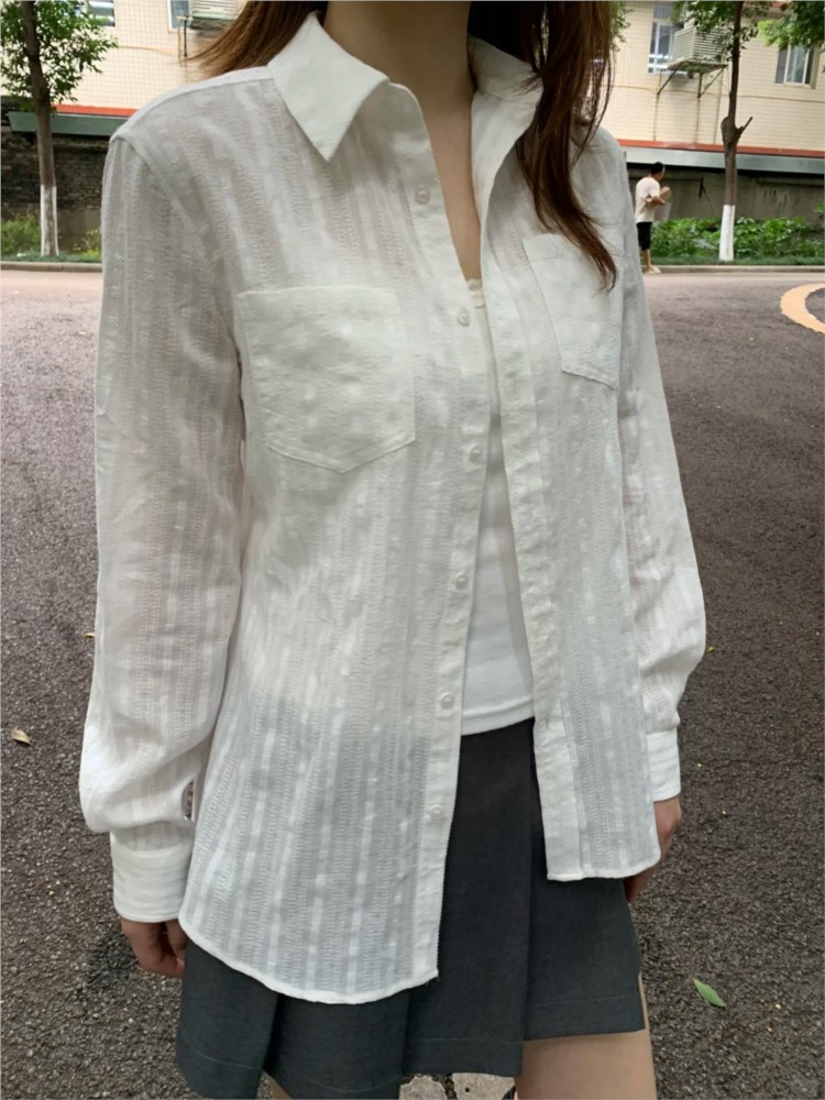 White Linen Cotton Collar Blou - огляд і ціна Crop Blouse Linen