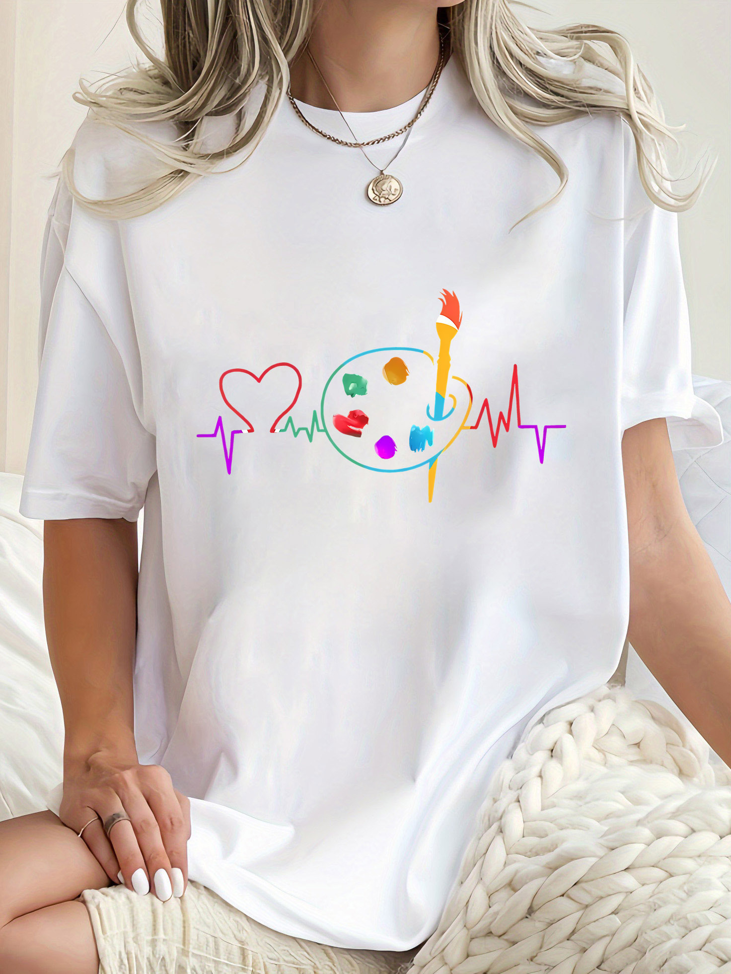 Colorful Geometric Women's Cas - огляд і ціна Summer Clothing Color Palette