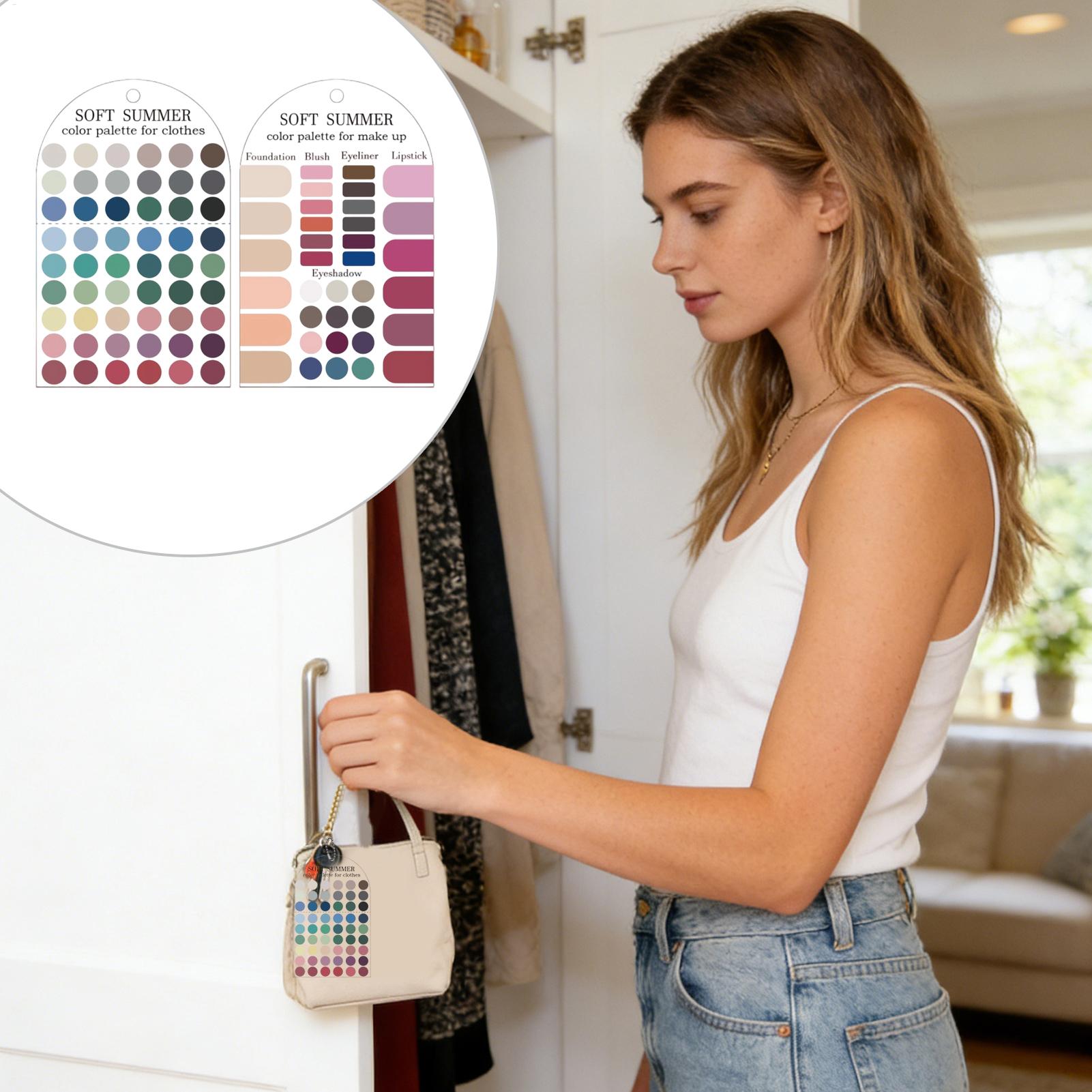 2 Pieces Acrylic Seasonal Pale - огляд і ціна Summer Clothing Color Palette