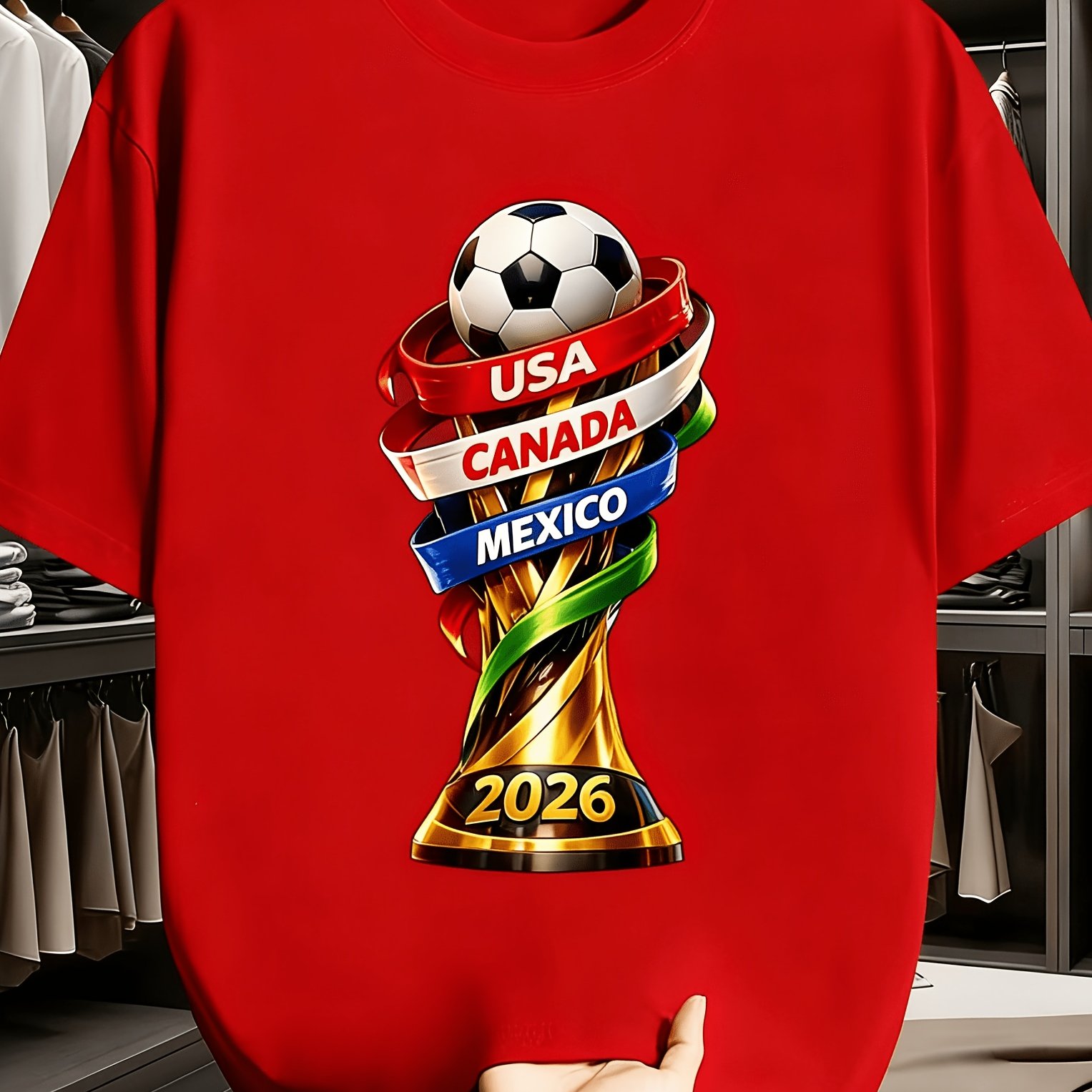 2026 USA Canada Cup Fun Print  - огляд і ціна Summer Clothing Essentials Men