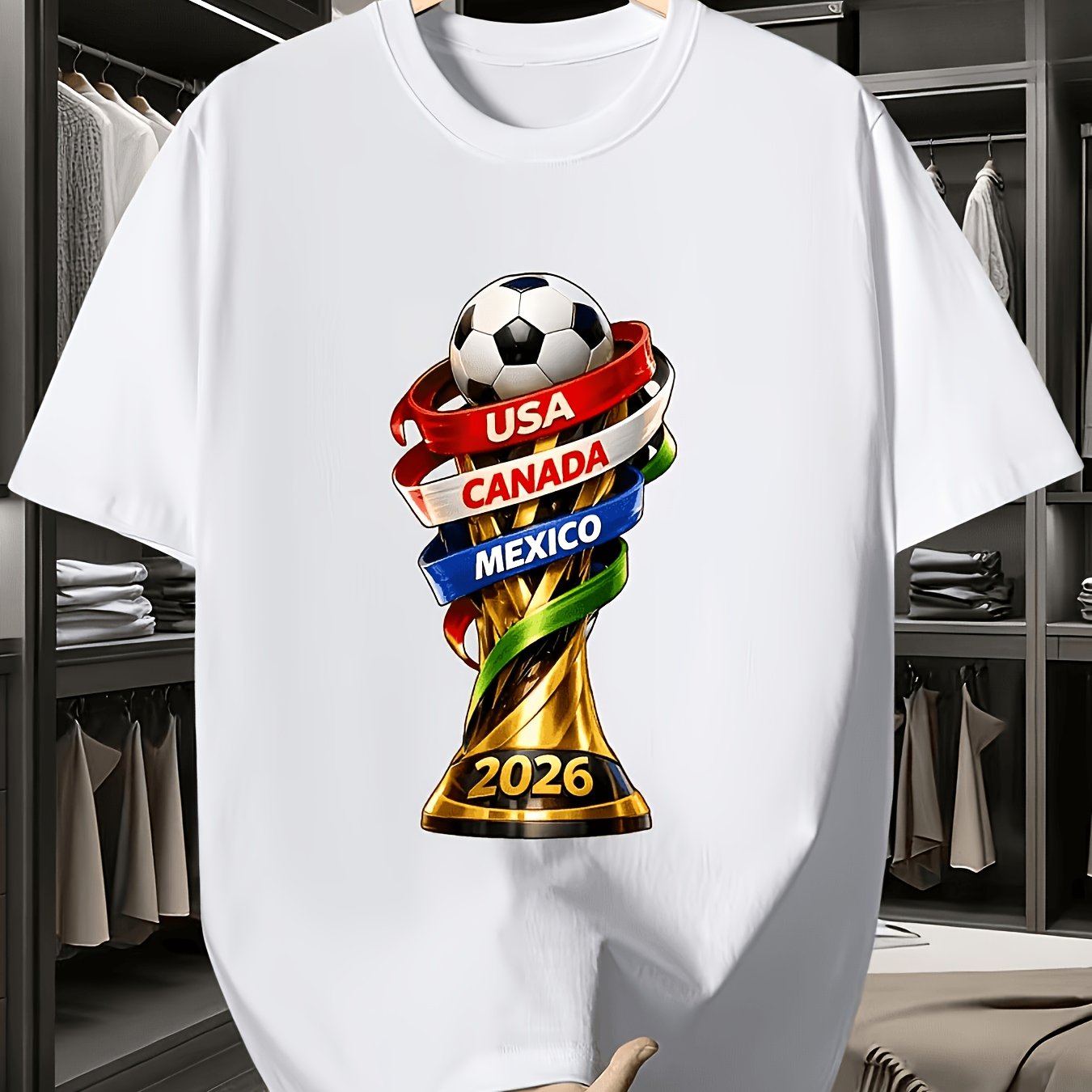 2026 USA Canada Cup Fun Print  - огляд і ціна Summer Clothing Essentials Men