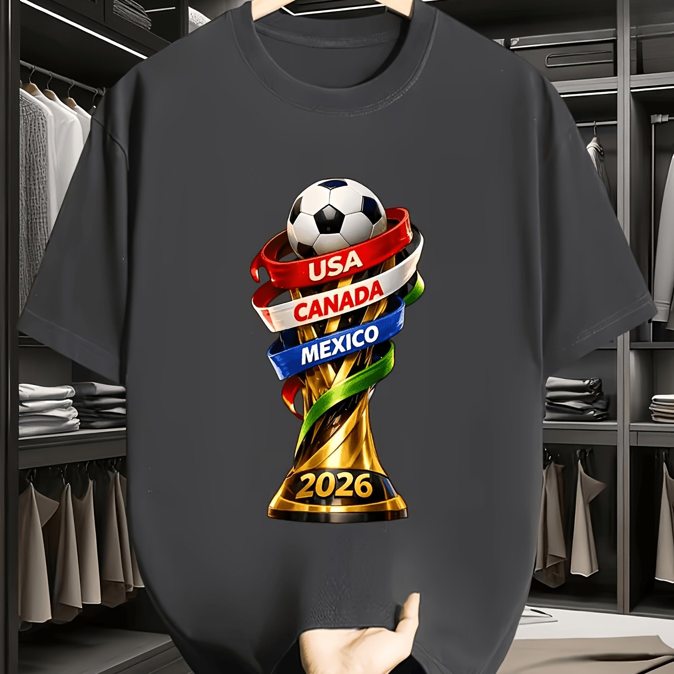 2026 USA Canada Cup Fun Print  - огляд і ціна Summer Clothing Essentials Men