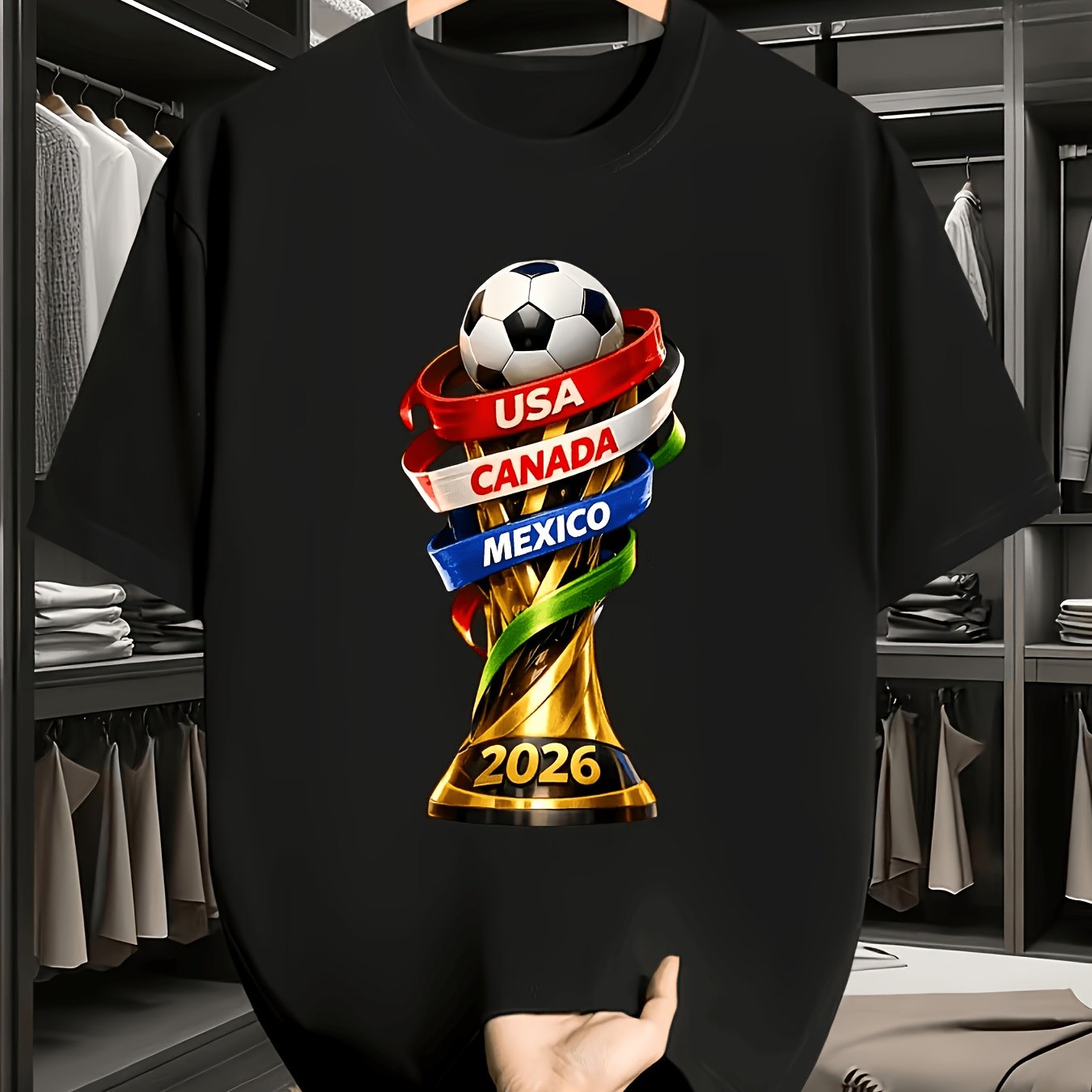 2026 USA Canada Cup Fun Print  - огляд і ціна Summer Clothing Essentials Men