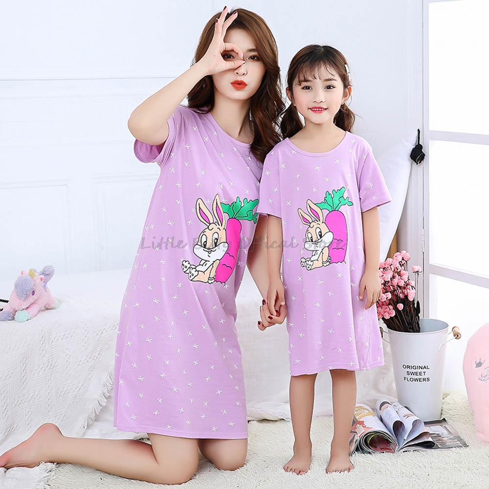 Summer Mom Daughter Night Dres - огляд і ціна Summer Clothing Teens