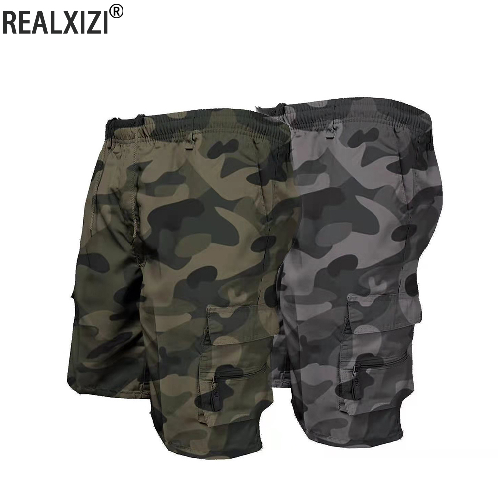 Men's Camouflage Cargo Shorts  - огляд і ціна Summer Clothing Work
