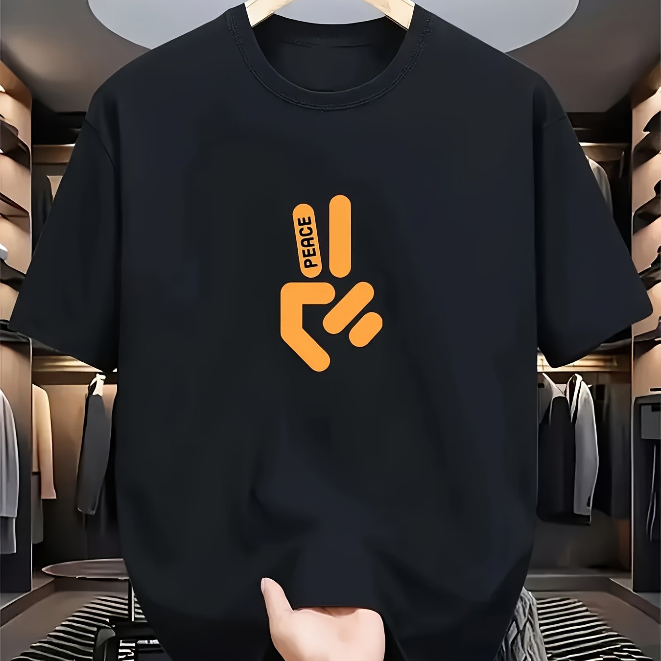 Men Stylish Black Short-Sleeve - огляд і ціна Summer Clothing Essentials Men