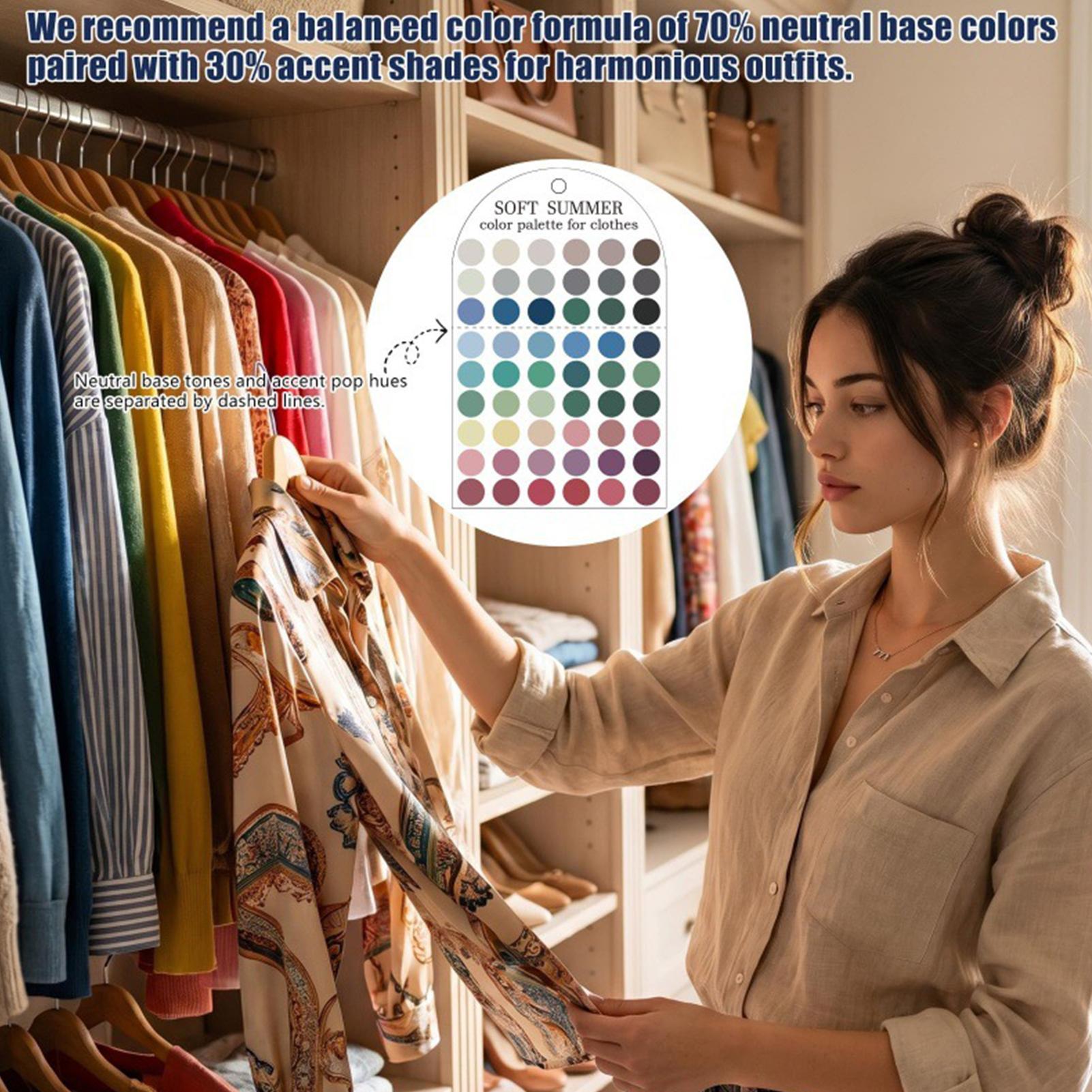 2 Pieces Acrylic Seasonal Pale - огляд і ціна Summer Clothing Color Palette