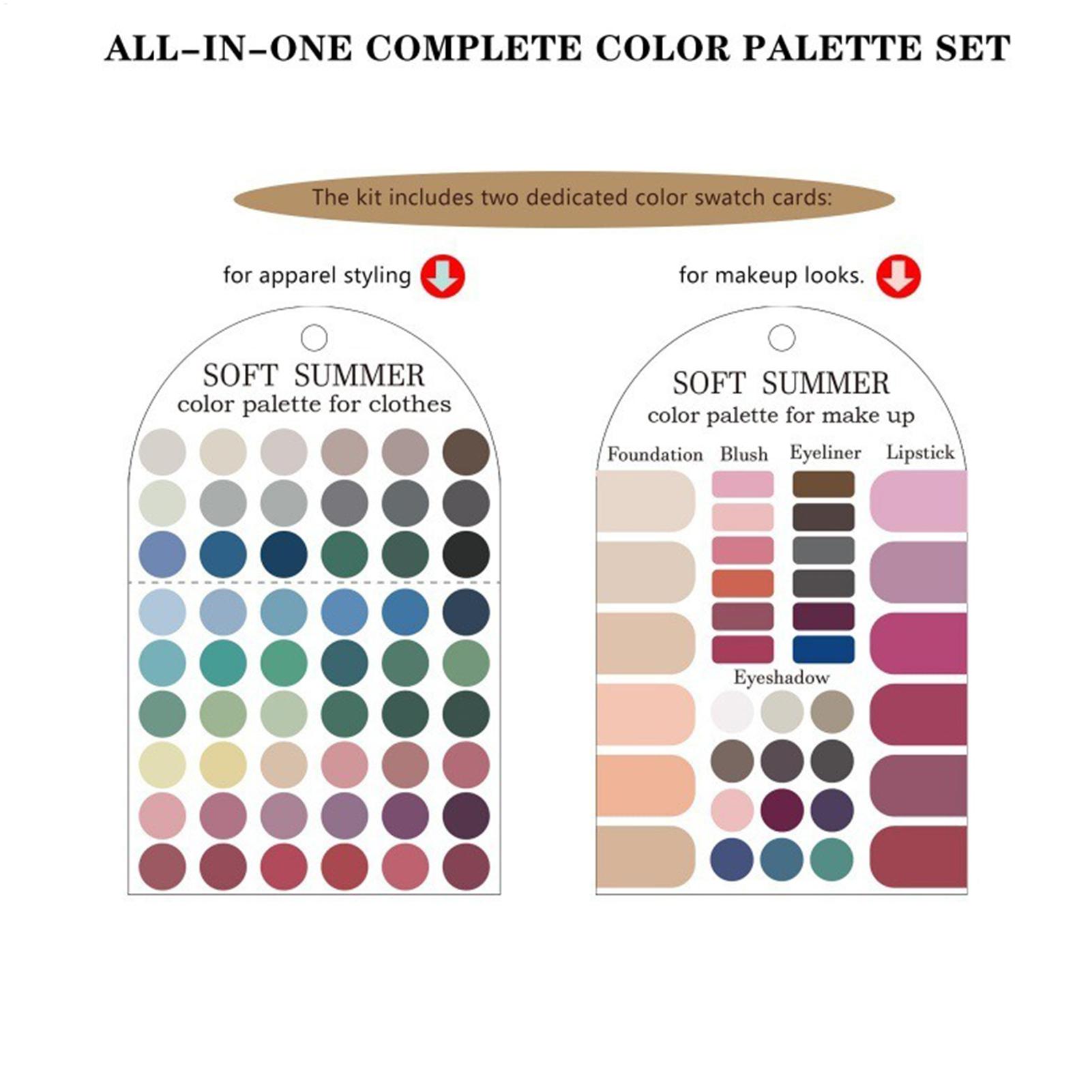 2Pcs Acrylic Seasonal Palette  - огляд і ціна Summer Clothing Color Palette