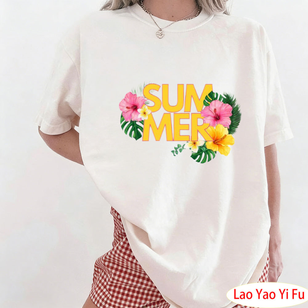 Summer Tropical Floral T-Shirt - огляд і ціна Summer Clothing Resort