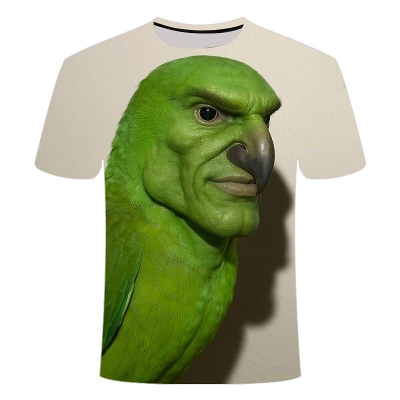 Funny Meme Monkey 3D Printed T - огляд і ціна Summer Clothing Teens