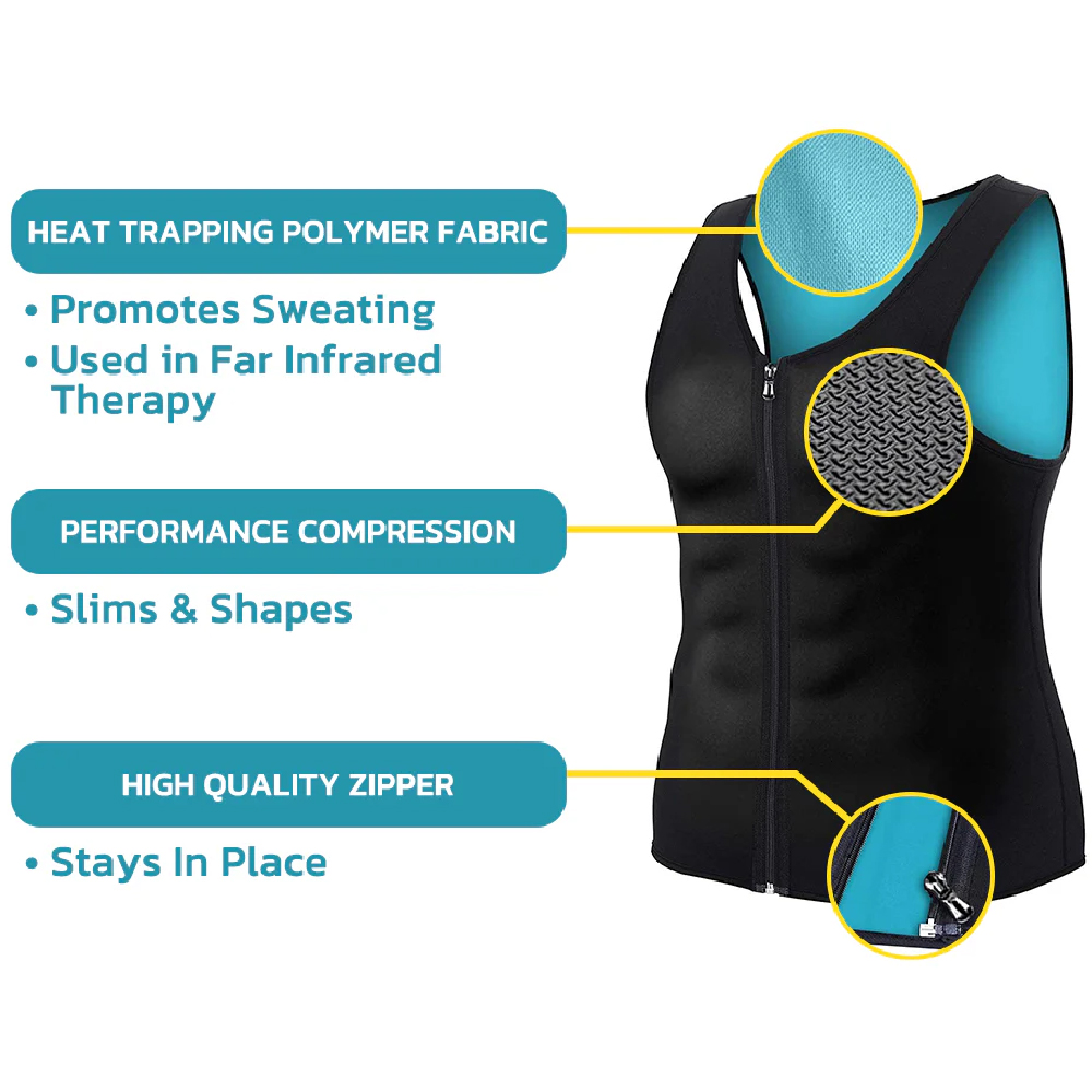 1PCS Hot Neoprene Sauna Vest f - огляд і ціна Tank Top Breathable
