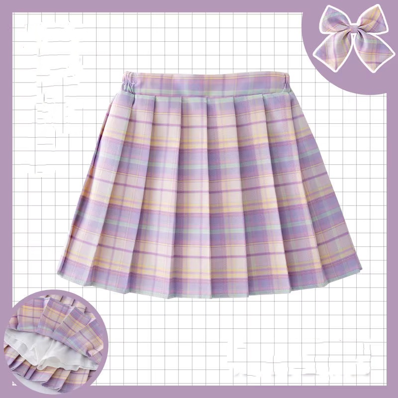 Kids Checkered Skirt Children  - огляд і ціна Summer Clothing For Teen Girls