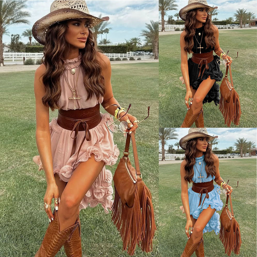 New Summer Chiffon Ruffled Sle - огляд і ціна Summer Clothing Vacation