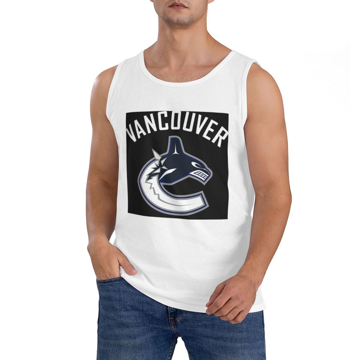 100% Cotton Vancouver Hockey C - огляд і ціна Summer Clothing Essentials Men