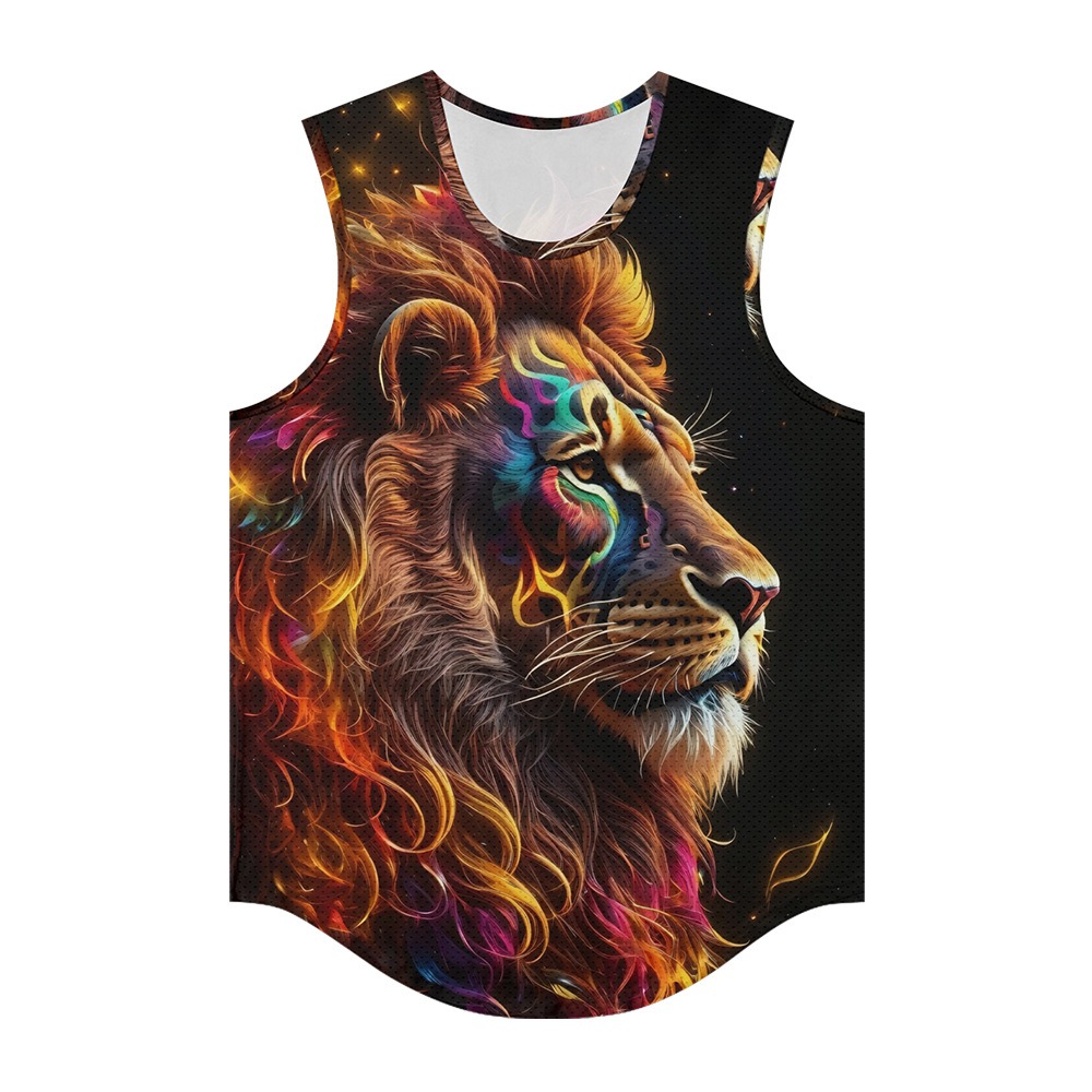Men Vests Trendy Aura Lion Ani - огляд і ціна Summer Clothing Essentials Men