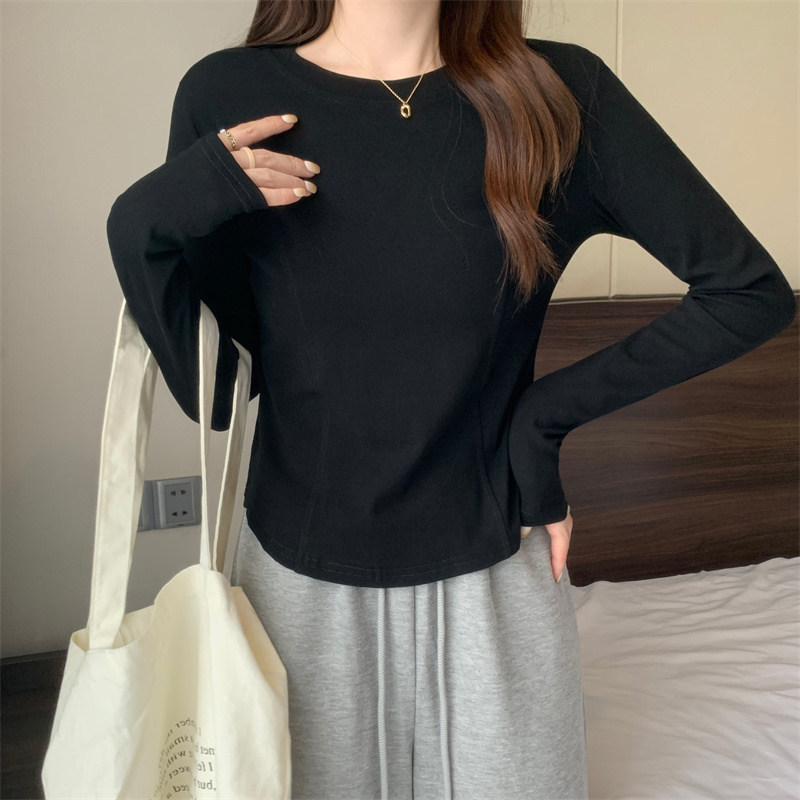 Women Slim-fit Long-sleeve Bas - огляд і ціна Summer Clothing Teens