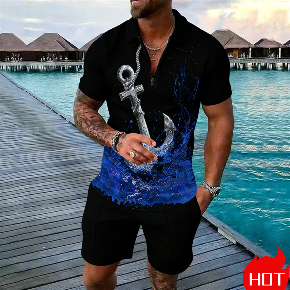 Summer man polo shirt set Vint - огляд і ціна Summer Clothing Vacation
